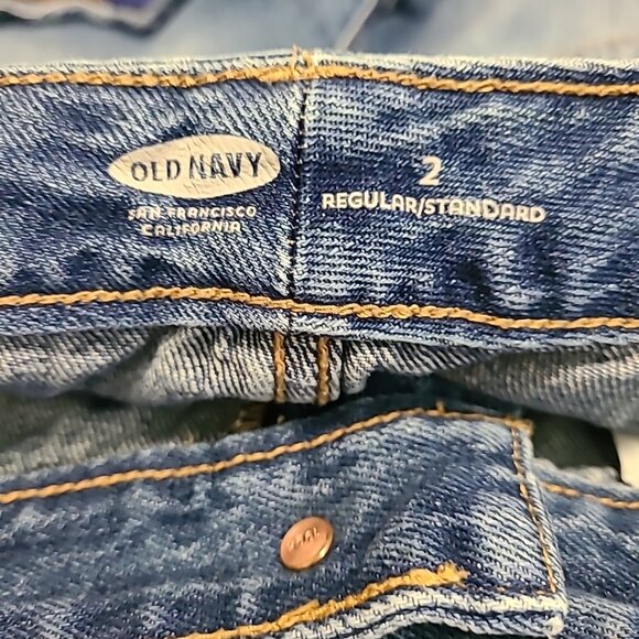 Old Navy Blue Denim Size 2 Shorts Pre-Owned Summer Outdoors Beach Casual - Picture 7 of 10